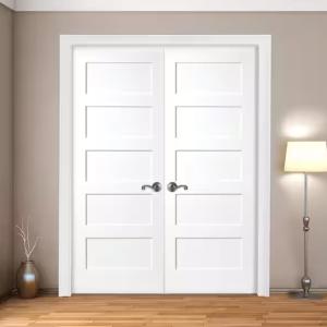 Replace interior double prehung door