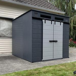 Outdoor Storage Shed Assembly